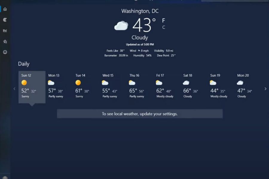 built-in-weather-app-windows-11